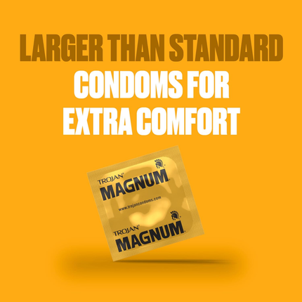 Trojan - Magnum Thin Condoms | 12 Condoms