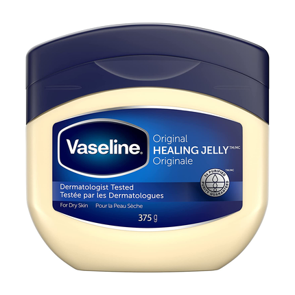 Vaseline - Gelée cicatrisante pour peaux sèches et craquelées - Gelée de pétrole originale 100 % pure | 100 - 375g