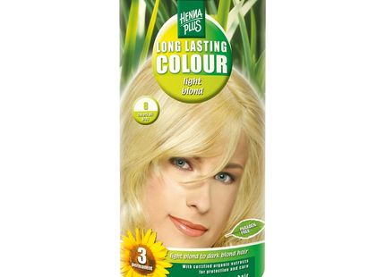 Hennaplus - Long Lasting Colour Light Blond 8 | 100 mL