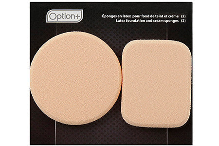 Option+ Latex Foundation & Cream Sponges | 2 Count