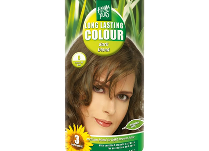 Hennaplus - Long Lasting Hair Colour Dark Blond 6 | 100 mL