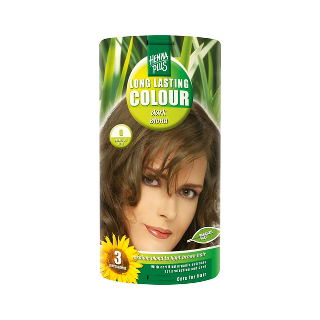 Hennaplus - Long Lasting Hair Colour Dark Blond 6 | 100 mL