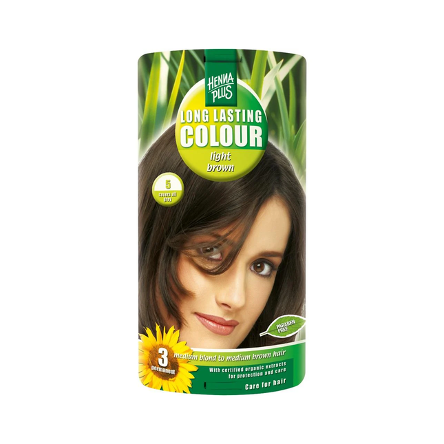 Hennaplus - Long Lasting Colour Light Brown 5 | 100 mL
