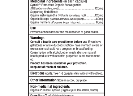 Living Alchemy - Ashwagandha | 60 Capsules