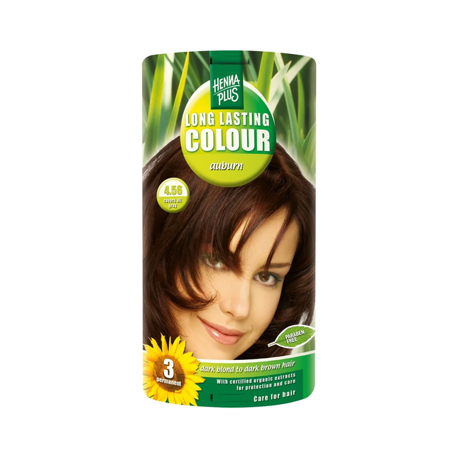 Hennaplus - Long Lasting Hair Colour Auburn 4.56 | 100 mL