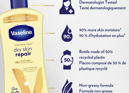 Vaseline - Intensive Care Body Lotion Dry Skin Repair | 600 mL
