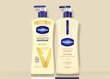 Vaseline - Lotion corporelle Soin intensif Réparation Peau sèche | 600 ml