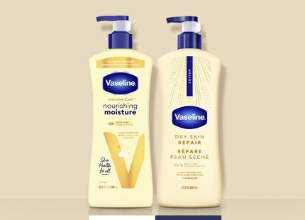 Vaseline - Lotion corporelle Soin intensif Réparation Peau sèche | 600 ml