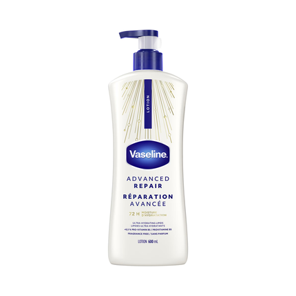 Vaseline - Lotion Corporelle Réparation Avancée Sans Parfum | 600 mL