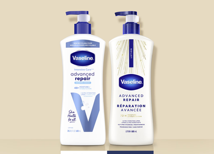 Vaseline - Lotion Corporelle Réparation Avancée Sans Parfum | 600 mL