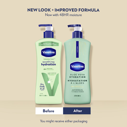 Vaseline - Lotion corporelle Soin intensif à l'aloe vera | 600 ml
