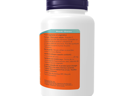 NOW - Picolinate de zinc 25 mg | 100 Gélules