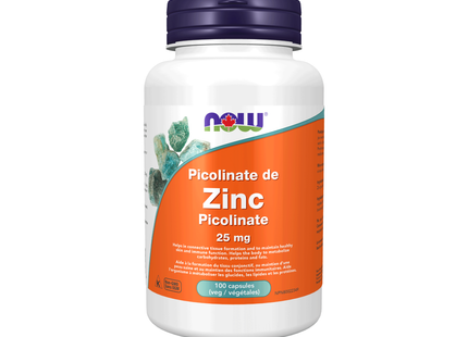 NOW - Zinc Picolinate 25mg | 100 Capsules