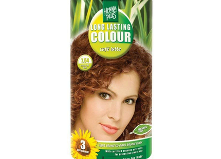 Hennaplus - Long Lasting Colour Café Latte 7.54 | 100 mL