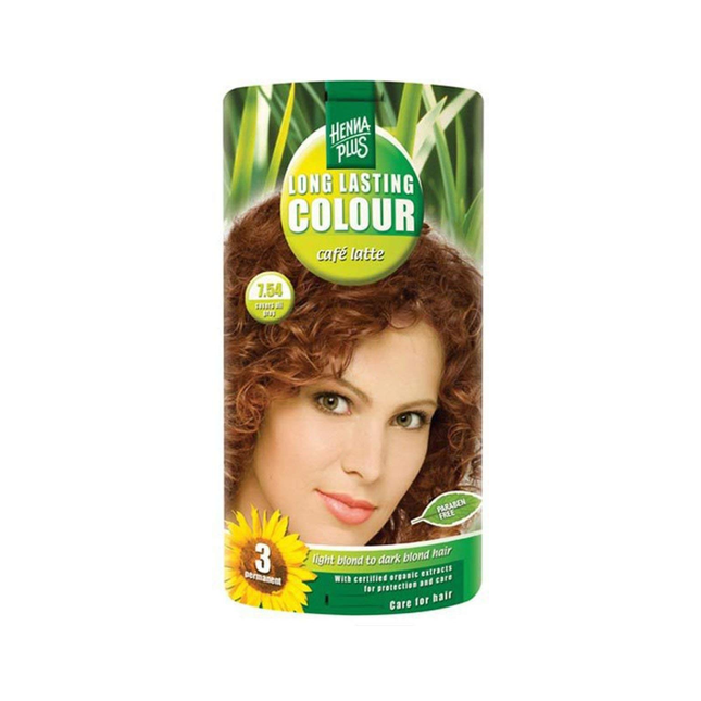 Hennaplus - Long Lasting Colour Café Latte 7.54 | 100 mL