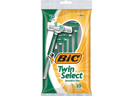 BIC - Twin Select Sensitive Disposable Razors | 10 Razors