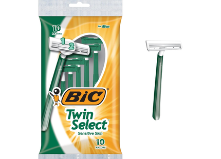 BIC - Twin Select Sensitive Disposable Razors | 10 Razors