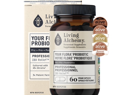 Living Alchemy - Votre Flore Probiotique Professionnelle | 60 Gélules