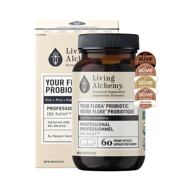 Living Alchemy - Your Flora Probiotic Professional | 60 Capsules