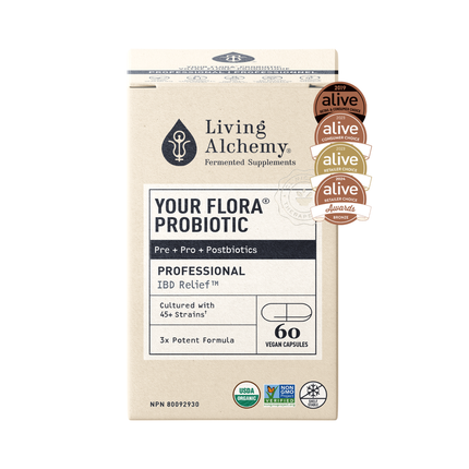 Living Alchemy - Your Flora Probiotic Professional | 60 Capsules