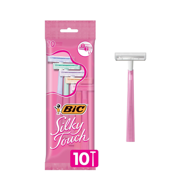 BIC - Twin Select Silky Touch Disposable Razors | 10 Razors
