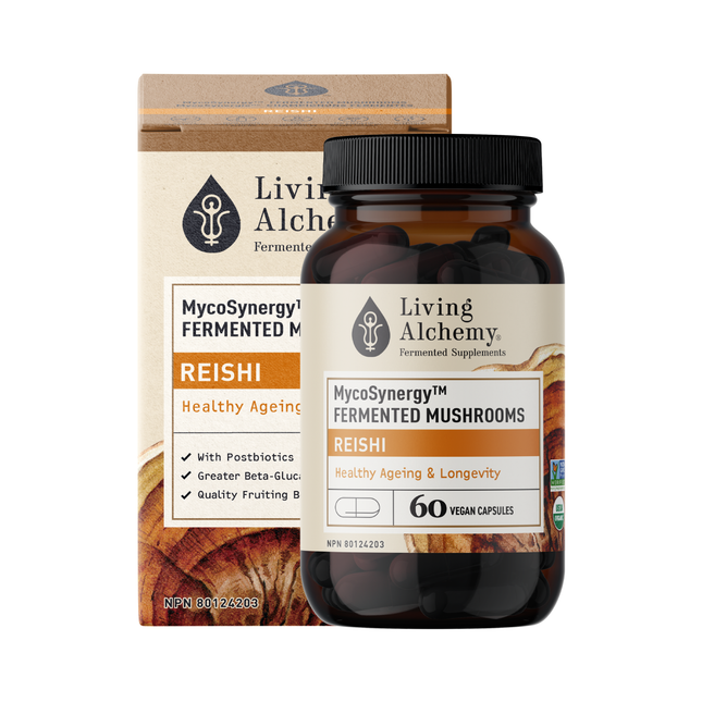 Living Alchemy - MycoSynergy Mushrooms Reishi | 60 Capsules