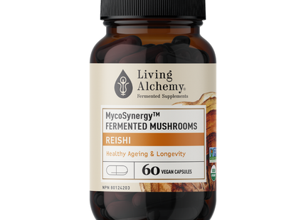 Living Alchemy - MycoSynergy Champignons Reishi | 60 Gélules