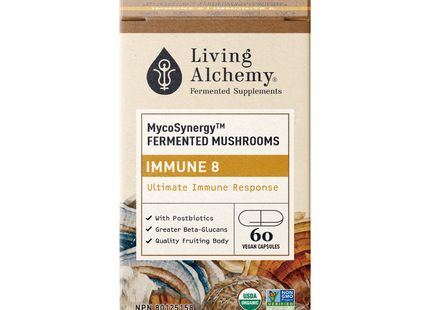 Living Alchemy - MycoSynergy Mushrooms Immune 8 | 60 Capsules
