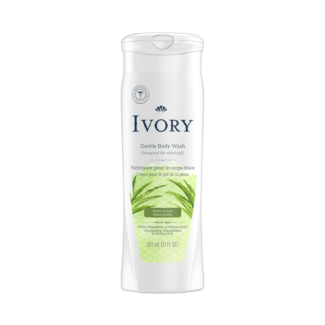 Ivory - Gentle Body Wash, Notes of Aloe | 621 mL