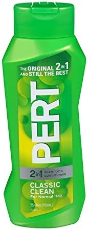 PERT Shampoing et après-shampooing 2 en 1 – Classic Clean pour cheveux normaux | 500 ml