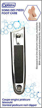 Option+ Slanted Pedicure Nail Clippers