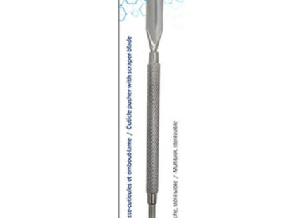 Option+ Cuticle Pusher with Scrape Blade