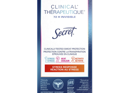 Secret - Clinical 72H Stress Response | 45 g