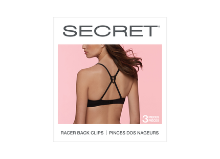 Secret - Assorted Racer Back Heart Clips | 3 pc