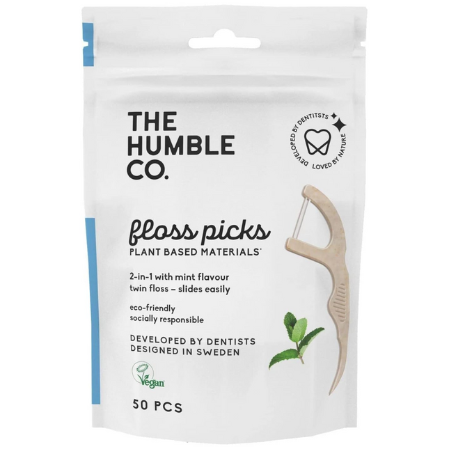 Humble Co. - Pics en fil de bambou 2 en 1 | 50 unités
