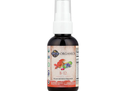 Garden of Life - Organics B-12 Organic Spray, Raspberry | 58 mL