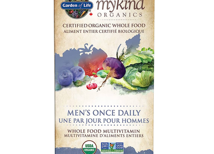 Garden of Life - MyKind Organics Men's Once Daily Multivitamin | 30 Vegan Tablets