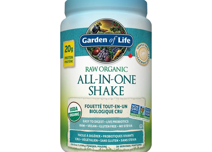 Garden of Life - Raw Organic All-In-One Shake Lightly Sweet | 1038 g