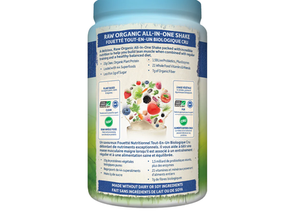 Garden of Life - Raw Organic All-In-One Shake Lightly Sweet | 1038 g