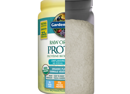 Garden of Life - Raw Organic Protein, UNFLAVORED | 568 g