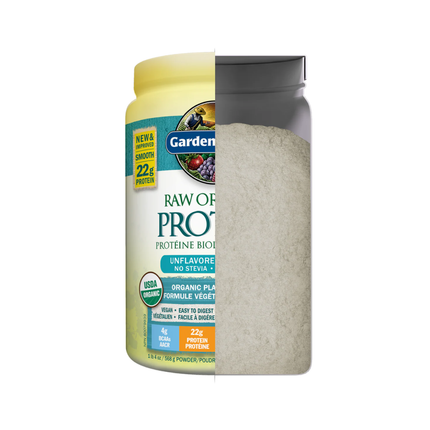 Garden of Life - Raw Organic Protein, UNFLAVORED | 568 g