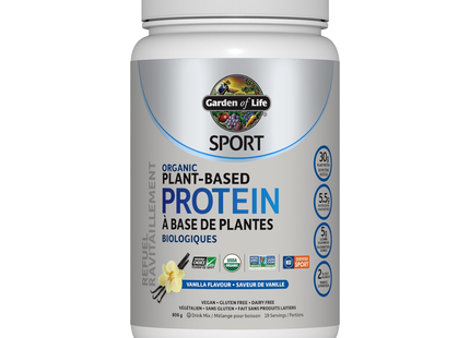 Garden of Life - SPORT Organic Plant Based Protein, Vanilla | 806 g