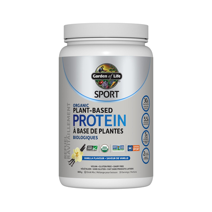 Garden of Life - SPORT Organic Plant Based Protein, Vanilla | 806 g