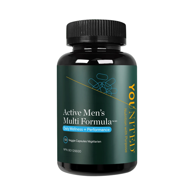 Younited - Active Men's Multi Formula | 120 Veggie Capsules
