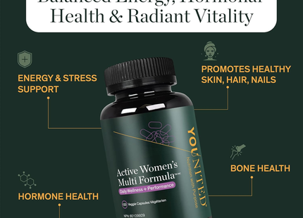 Younited - Active Women's Multi Formula | 120 Veg Capsules