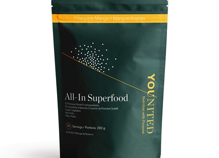 Younited - Organic All-In Superfood - Pineapple Mango | 30 Servings 292 g
