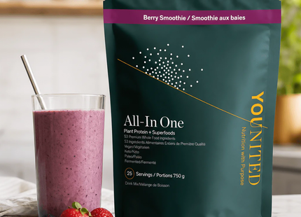 PROTÉINES ET SUPER ALIMENTS BAIES TOUT-EN-UN 750G