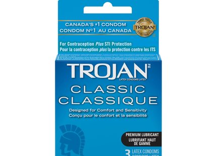 Trojan - Lubricated Condoms | 3 Condoms