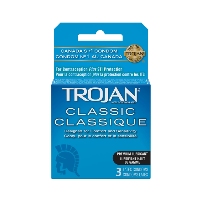 Trojan - Lubricated Condoms | 3 Condoms