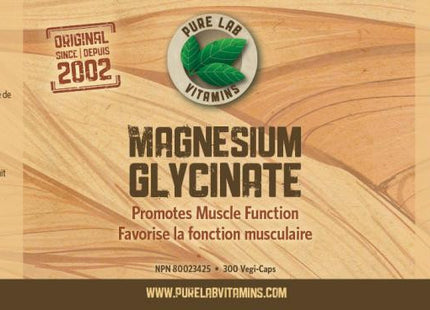 Pure Lab - Magnesium Glycinate 165MG | 120 Vegi-Caps*